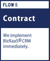 FLOW5 Contract: We implement BizXaaS® CRM immediately.